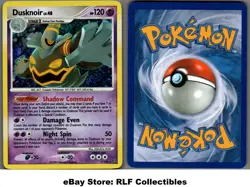 2008 Pokemon, D&P Stormfront, #1/100 Dusknoir Lv. 48, Holo Rare - Image 1