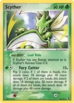 Scyther (#29/112) EX - FireRed & LeafGreen LP Pokemon - Image 1