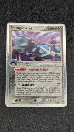 Metagross ex 95/108 - EX Power Keepers - Holo Ultra Rare 2007 Pokemon TCG - Image 1