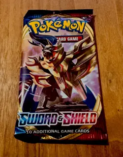 HEAVY Pokemon TCG Sword & Shield Base Set - Sealed Booster Pack (21.29g!) - Image 2