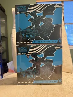 Pokemon TCG Scarlet Violet Black Bolt Elite Trainer Box ETB - LOT OF 2 - SEALED - Image 1