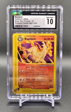 Pokemon TCG Ho-Oh Black Star Promo #52 2002 Pokemon Center NY CGC GEM MINT 10 -4 - Image 3