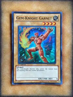 Yugioh Gem-Knight Garnet HA05-EN001 Super Rare 1st Ed NM - Image 1