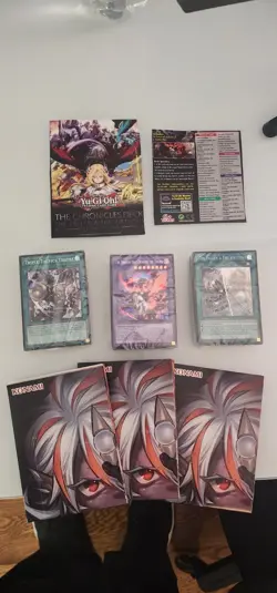 Yugioh Chronicles Deck: The Fallen & The Virtuous All-Foil 3-Deck Set - Open Box - Image 1