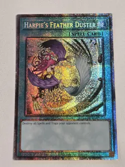 Harpie's Feather Duster MP25-EN016 Starlight Rare Yugioh Alt Art 2025 Mega-Pack - Image 1