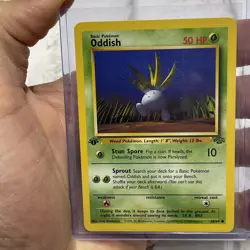 1st Edition Oddish 58/64 Vintage Pokemon Card-Jungle Set WOTC NM Pokemon Vtg TCG - Image 1