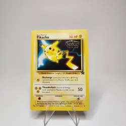 Pikachu #4 1999 Black Star WB Pokemon the First Movie Promo Pokemon TCG Card - Image 1