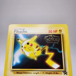 Pikachu #4 1999 Black Star WB Pokemon the First Movie Promo Pokemon TCG Card - Image 3