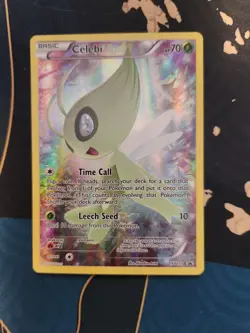 Mythical Celebi XY111 Black Star Promo Holo Pokemon Trading Card Game - Image 1