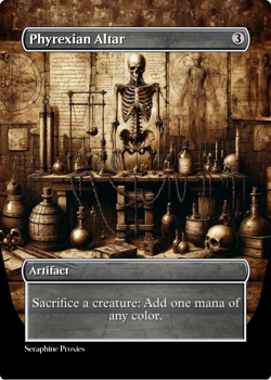 Phyrexian Altar - High Quality Altered Art Custom Cards - Image 1