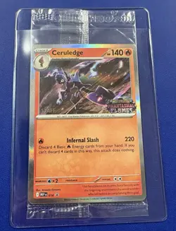 Pokemon Phantasmal Flames Prerelease Staff Promo Cards Sealed Set of 4 Sealed - Image 1