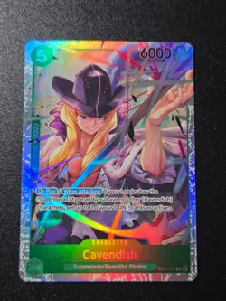 EB01-012 Cavendish (SR) ONE PIECE CARD TCG NM English - Image 1