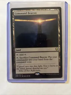 MTG Magic the Gathering Card LP - Command Beacon Commander Legends - Image 1