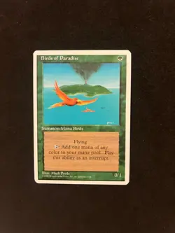 Birds of Paradise [Fourth Edition] Magic MTG Cards NM/LP - Image 1