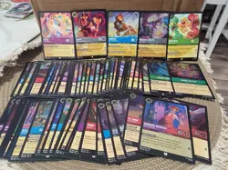 Disney Lorcana Holo Foil Card Lot-Different Chapters - Image 1