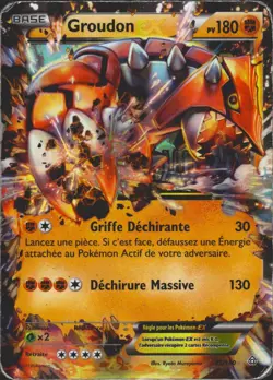 Groudon EX 85/160 Ultra Rare XY - Primal Clash Pokemon Card HP - Image 1