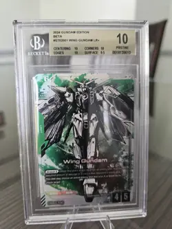 Wing Gundam ST02-001 LR+ Alt Art - Gundam Card Game BETA (English) - BGS 10 - Image 1