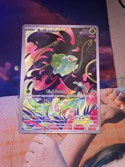 Bulbasaur Basic Pokemon Card - PLUS TWO PROMO CARD-MEGA EVOLUTION-133/132-IR - Image 4