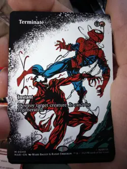 Terminate (Borderless) (0040)(Mythic) - Marvel's Spider-Man MTG (Non-foil) M/NM - Image 1