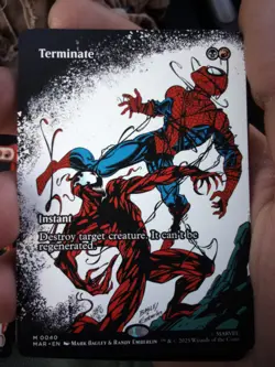 Terminate (Borderless) (0040)(Mythic) - Marvel's Spider-Man MTG (Non-foil) M/NM - Image 2