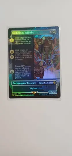 Summon: Yojimbo | Borderless | Foil | MTG | FIN | Near Mint | English EN - Image 1