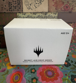 MTG SECRET LAIR DROP HAPPY LITTLE GATHERING FOIL SEALED BOB ROSS LANDS - Image 1