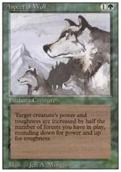 MTG Aspect of Wolf Revised Edition Regular - Image 1
