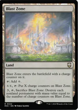Blast Zone regular R - Commander: Modern Horizons 3 #322 MTG - Image 1