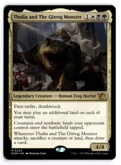 Thalia and The Gitrog Monster 255 M March of the Machine Near Mint - Image 1