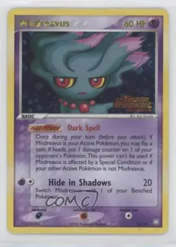 Misdreavus Reverse Foil Pokemon EX Team Rocket Returns #25 2004 - Image 1