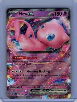 Pokemon SV: Scarlet & Violet 151 #151/165 Mew ex Near Mint or Better - Image 1