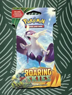 Pokemon TCG New Sealed XY Roaring Skies Sleeved Booster Pack - Image 1
