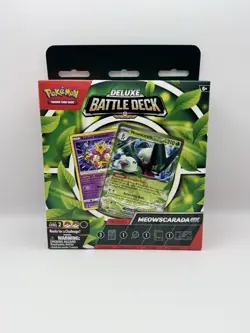 Pokemon Deluxe Battle Deck Box Meowscarada ex - Image 1