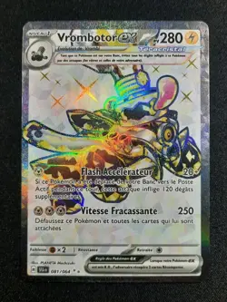 Carte Pokemon : Vrombotor Ex Full Art 2024 Fable Nebuleuse 081/064 NM 🇲🇫 - Image 1