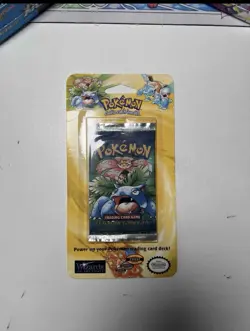 1999 Pokemon Base Set Potentially Shadowless Venusaur Blister Booster Pack **** - Image 1