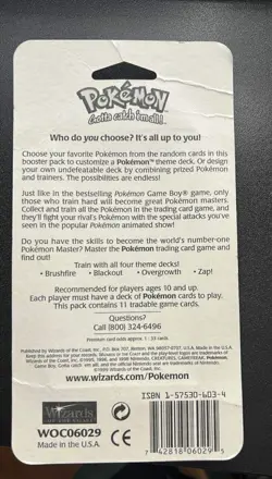 1999 Pokemon Base Set Potentially Shadowless Venusaur Blister Booster Pack **** - Image 2