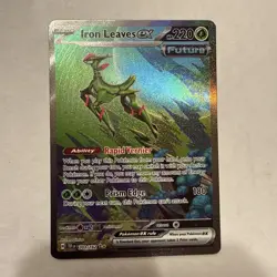 Pokemon TCG Iron Leaves ex 203/162 Temporal Forces SIR Special Rare Near Mint NM - Image 1