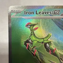 Pokemon TCG Iron Leaves ex 203/162 Temporal Forces SIR Special Rare Near Mint NM - Image 2