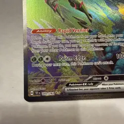 Pokemon TCG Iron Leaves ex 203/162 Temporal Forces SIR Special Rare Near Mint NM - Image 4