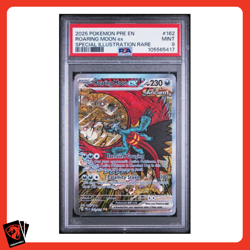 Roaring Moon Ex 162/131 Pokemon 2025 Prismatic Evolutions SIR PSA 9 MINT - Image 1