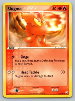Pokemon TCG Team Rocket Returns Slugma 77/109 - Image 1