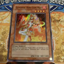Yugioh Elemental Hero Lady Heat - PP02-EN008 LP - Image 1