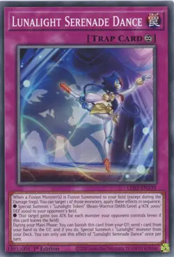 Yugioh Lunalight Serenade Dance LDS2-EN131 Common1st NM x3 Play Set - Image 1