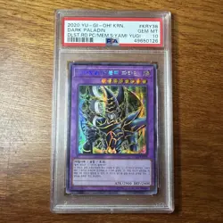 YuGiOh Dark Paladin 15AX-KRY38 Prismatic Secret Rare PSA 10 GEM MINT - Image 1