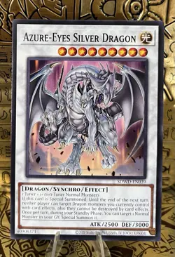 Yugioh! Azure-Eyes Silver Dragon SDWD-EN039 Common Near Mint - Image 1
