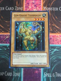 Yu-Gi-Oh! Gem-Knight Tourmaline HA05-003 1st Edition Super Rare NM a1/ - Image 1