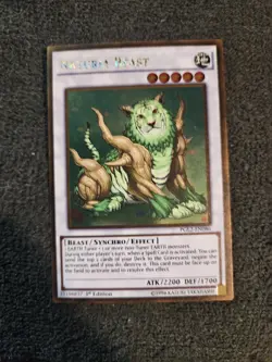 Yugioh Gold Rare Naturia Beast PGL2-EN086 1st Edition - Image 1