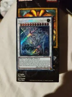 Yugioh Blue-Eyes Ultimate Spirit Dragon 25LP-EN020 Secret Rare Emblazoned - Image 2
