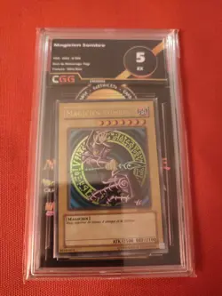 MAGICIEN SOMBRE DDY-F005 SUPER RARE HOLO NO PCA CGG GRADE 6 CARTE YU-GI-OH! VF - Image 1