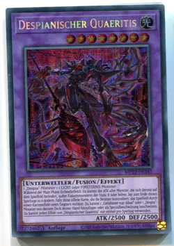 Yu-GI-OH Despianischer Quaeritis Prismatisch Secret Rare MP22-DE141 - Image 1